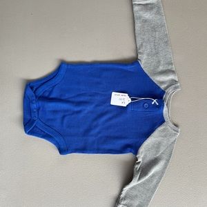 Baby Boy 12 month onesie thermal. NWOT.